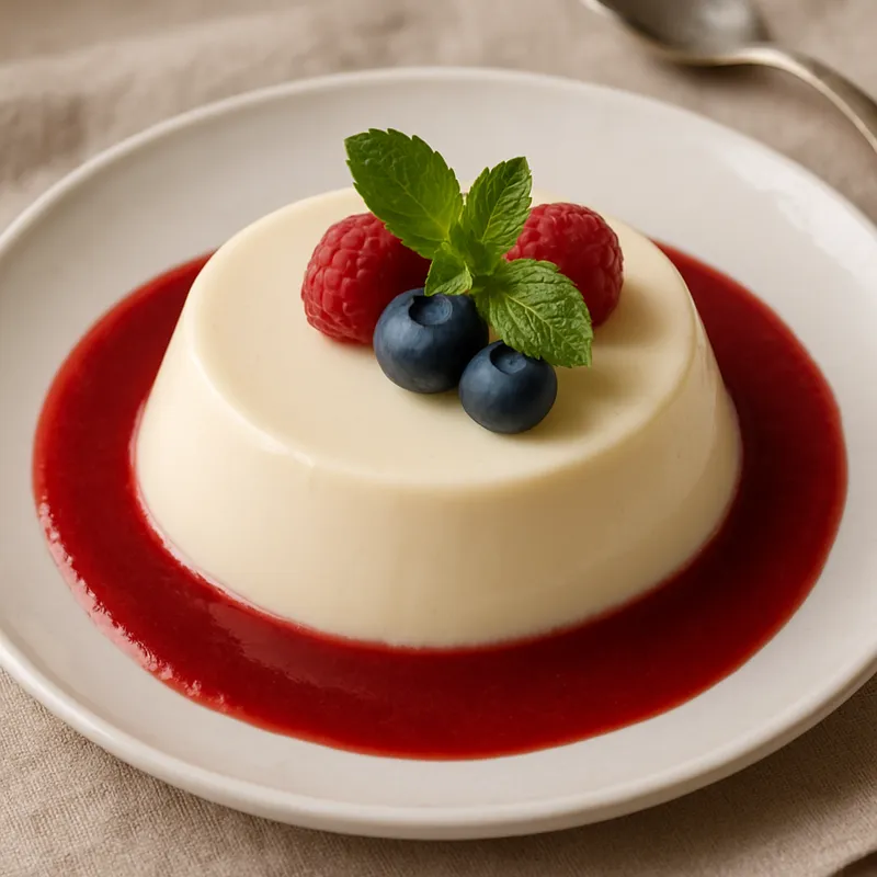 Panna Cotta auf französische Art
