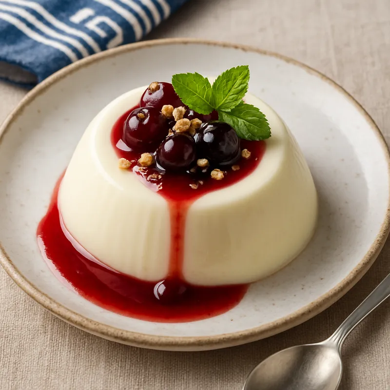 Panna Cotta auf griechische Art