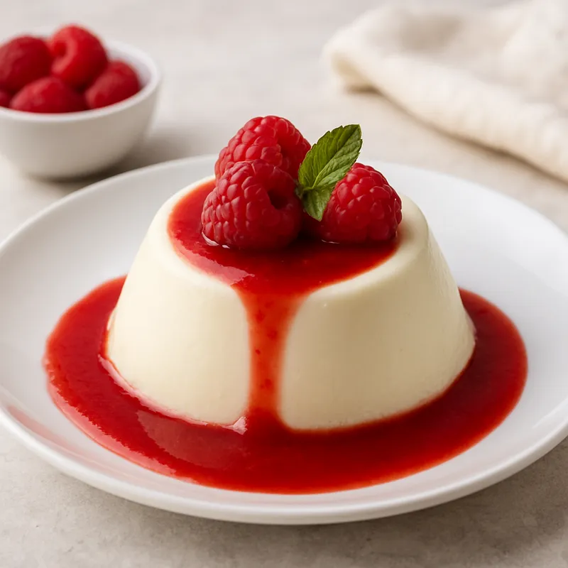 Panna Cotta (Italienisches Cremедессert)