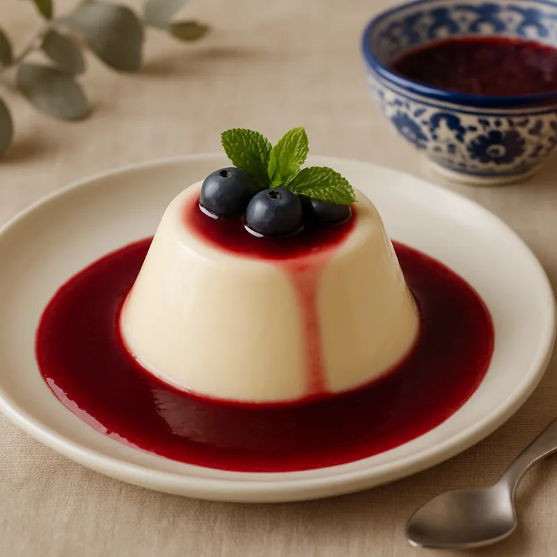 Panna Cotta auf Portugiesische Art