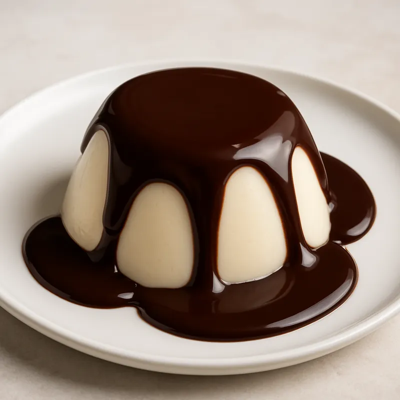 Panna Cotta mit Schokolade