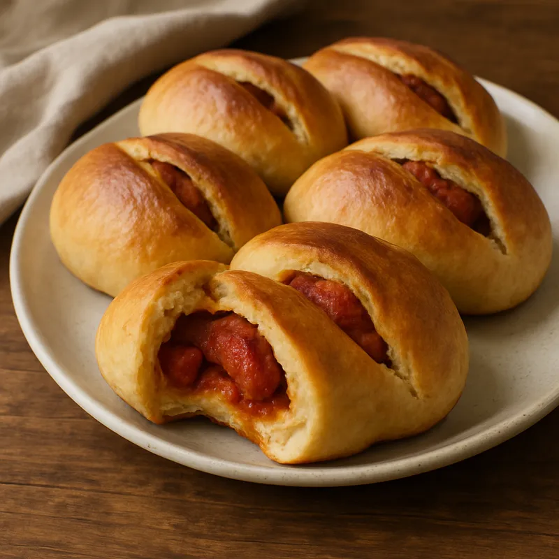 Pão com Chouriço (Portugiesisches Brot mit Chouriço)