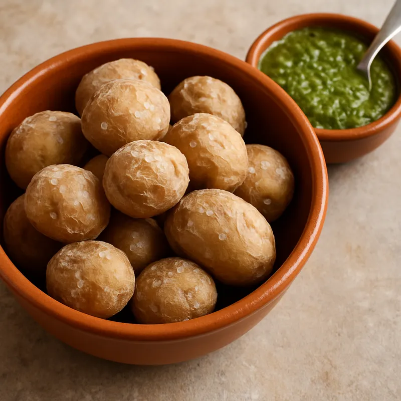 Papas Arrugadas mit grüner Mojo-Sauce
