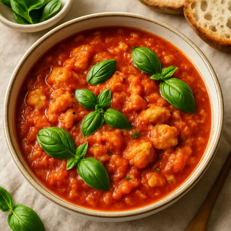 Pappa al Pomodoro (Toskanische Tomaten-Brot-Suppe)