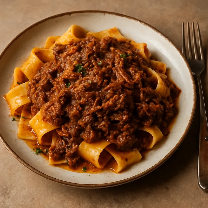 Pappardelle mit Wildschwein-Ragù