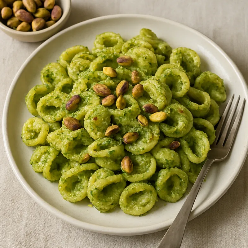 Pasta mit Pistazien-Pesto
