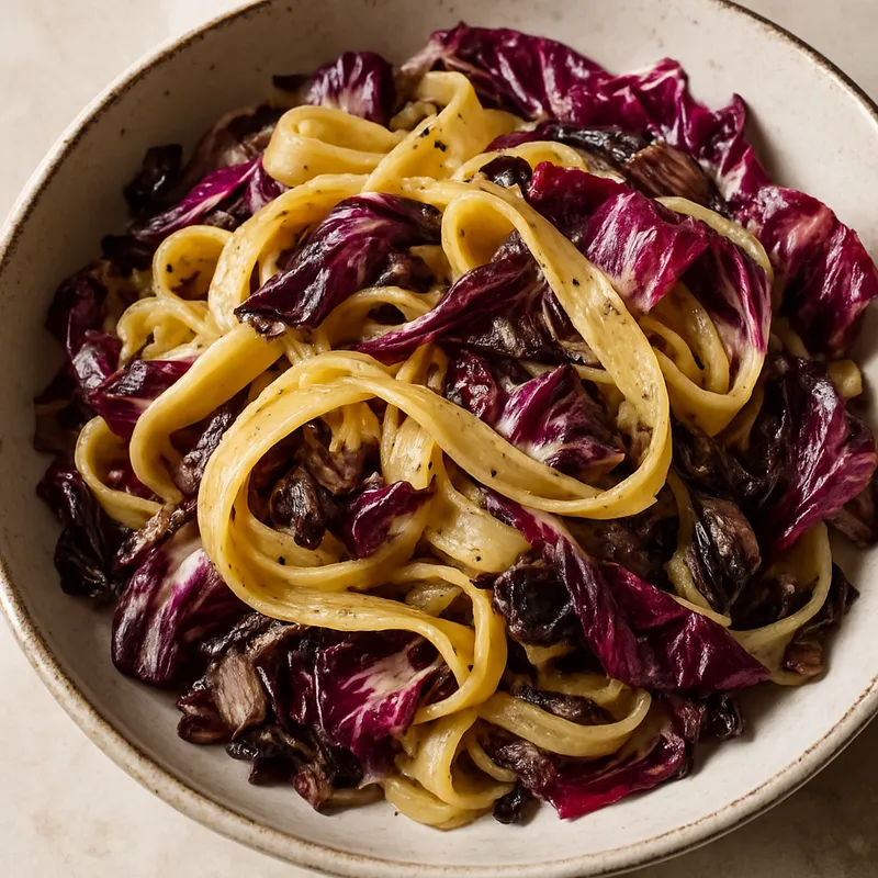 Pasta mit Radicchio