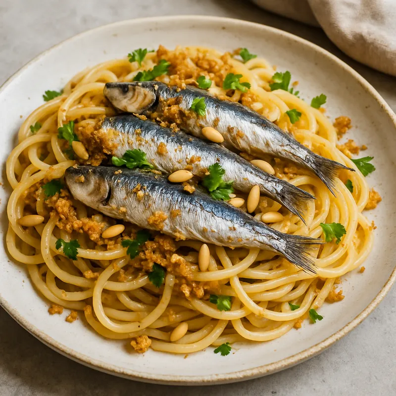 Pasta mit Sardinen