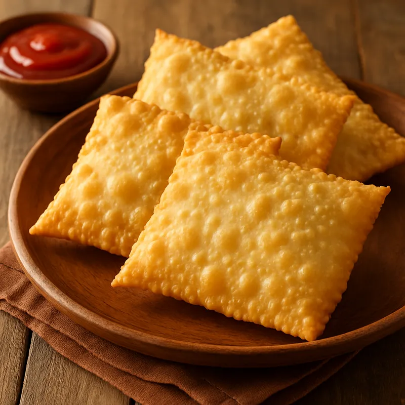 Pastel De Massa Frittiertes Teigtaschen