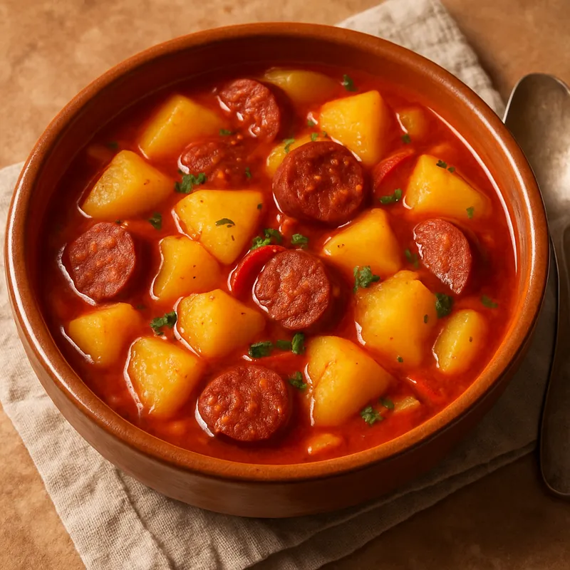 Patatas a la Riojana (Riojanischer Kartoffeleintopf)