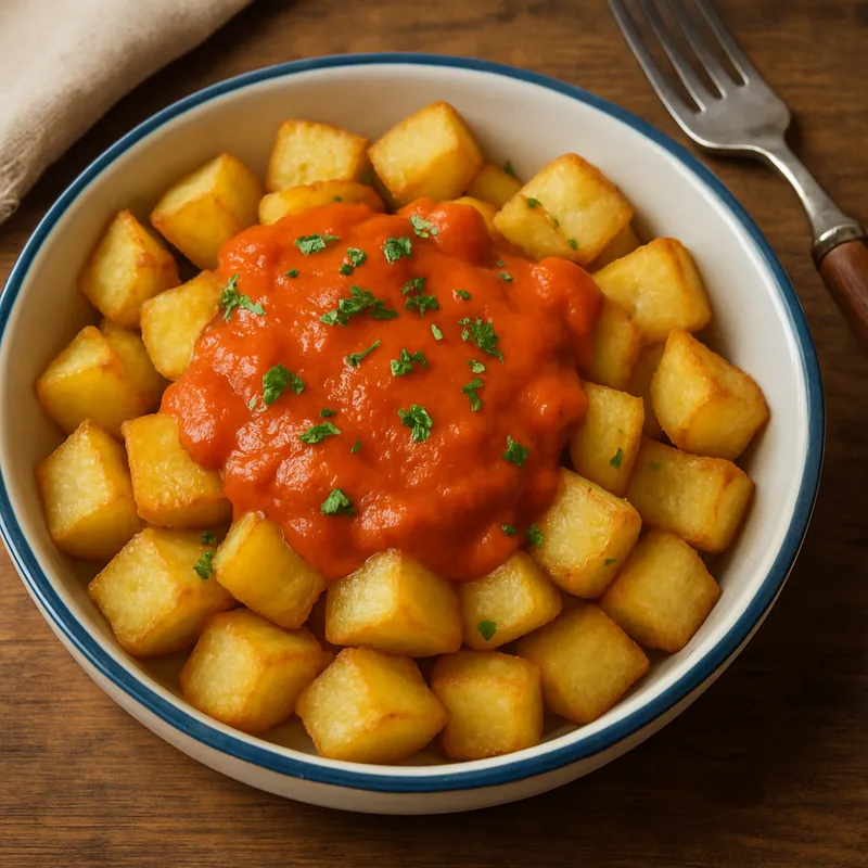 Patatas Bravas auf Portugiesische Art