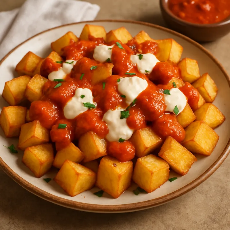 Patatas Bravas (Würzige Kartoffeln)