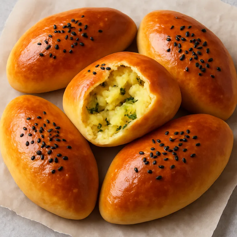Patatesli Pogaca (Türkische Kartoffelbrötchen)