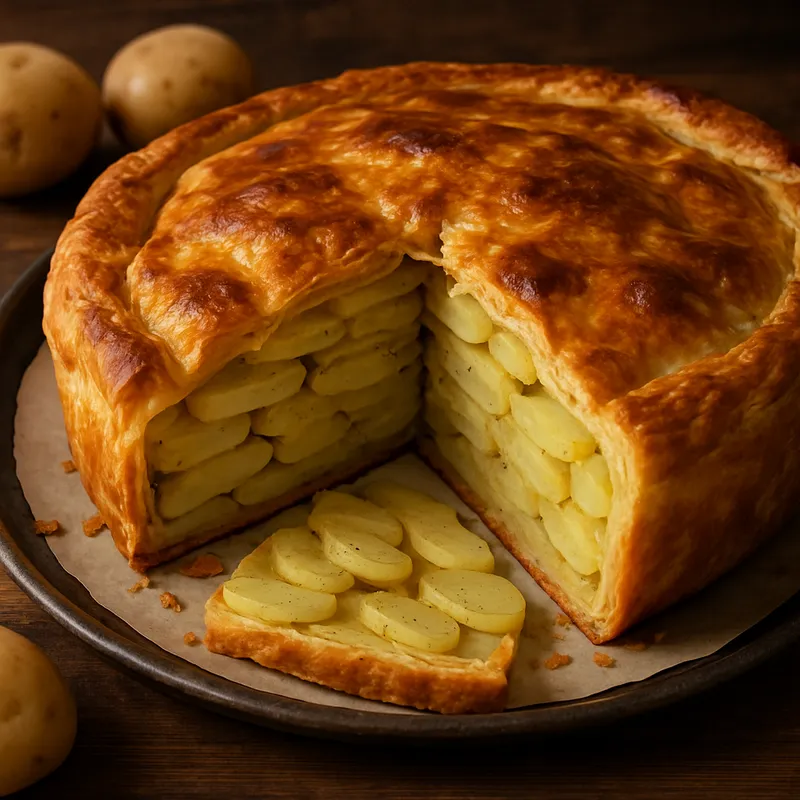 Patatopita (Kartoffelkuchen)