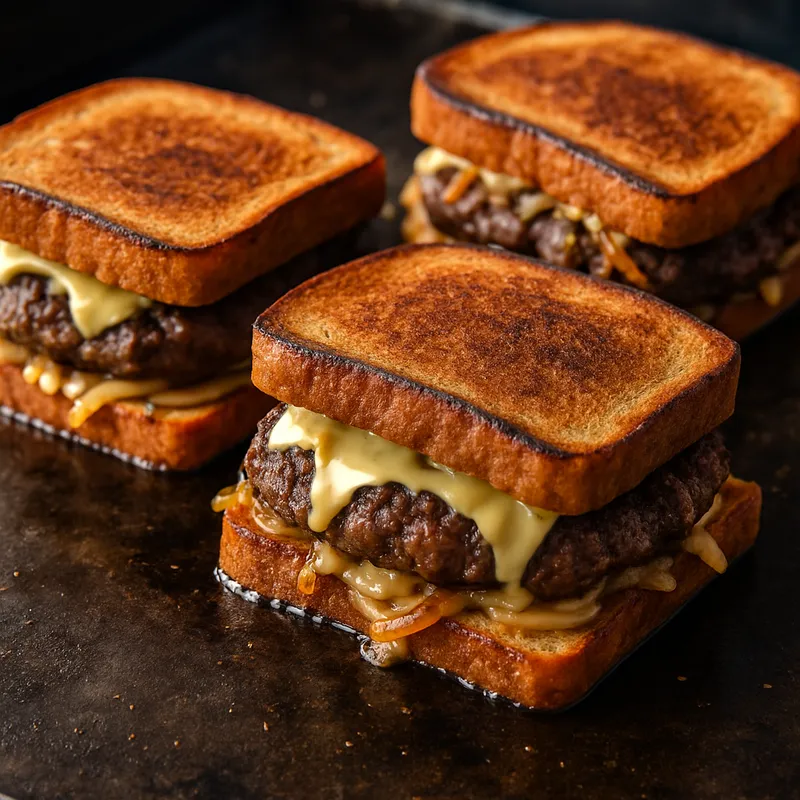 Patty Melt vom Grill