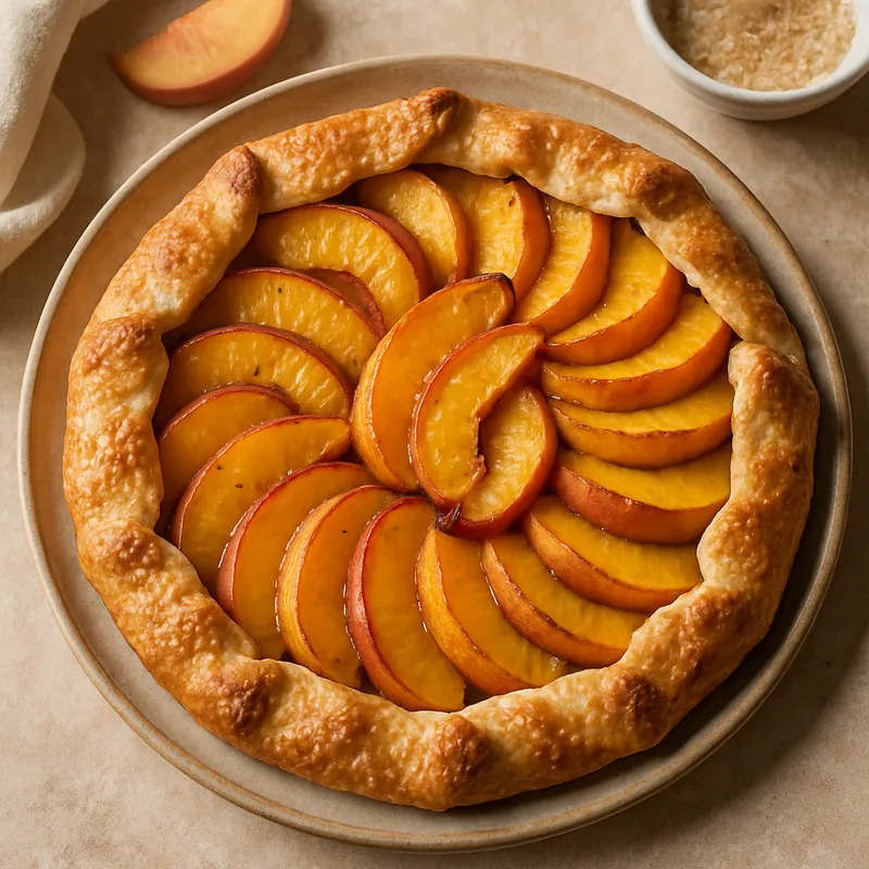 Pfirsich-Crostata