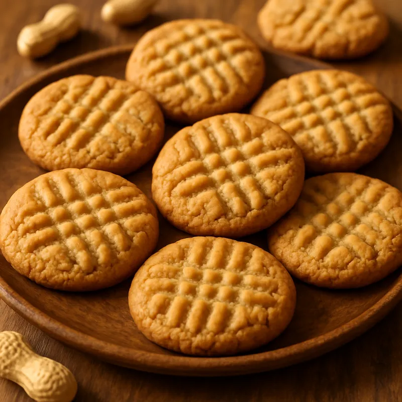 Erdnussbutter-Kekse