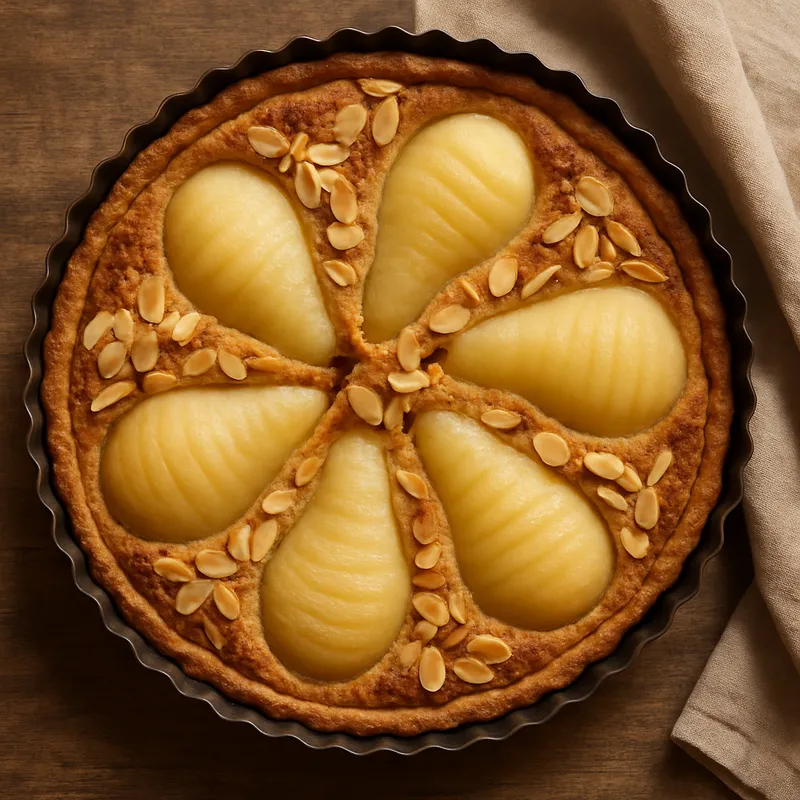 Birnen-Mandel-Tarte