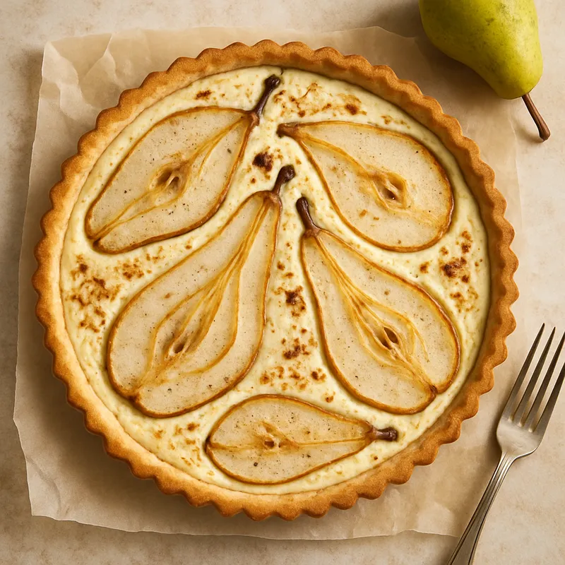 Birnen-Ricotta-Tarte