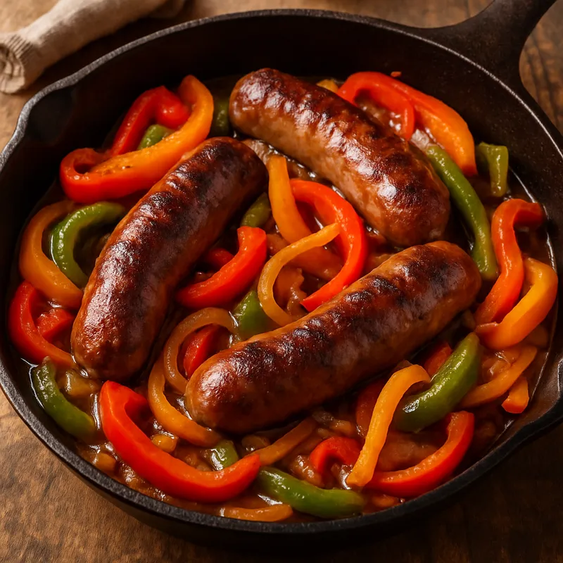 Pelion-Würste mit Paprika