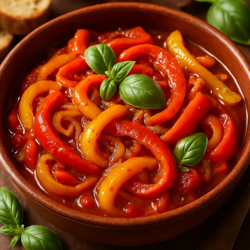 Peperonata (Italienisches Papuragemüse)