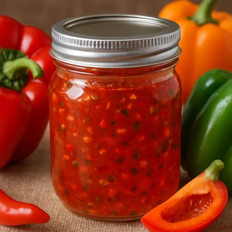 Paprika-Gelee (Südstaaten-Art)