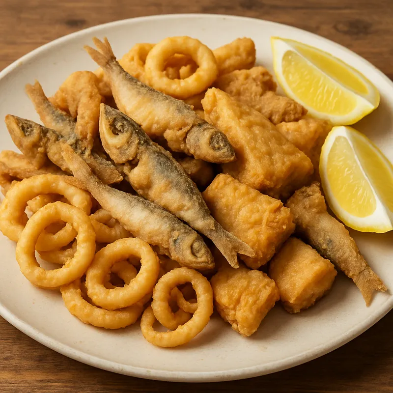 Pescaíto Frito Gaditano (Frittierter Fisch aus Cádiz)