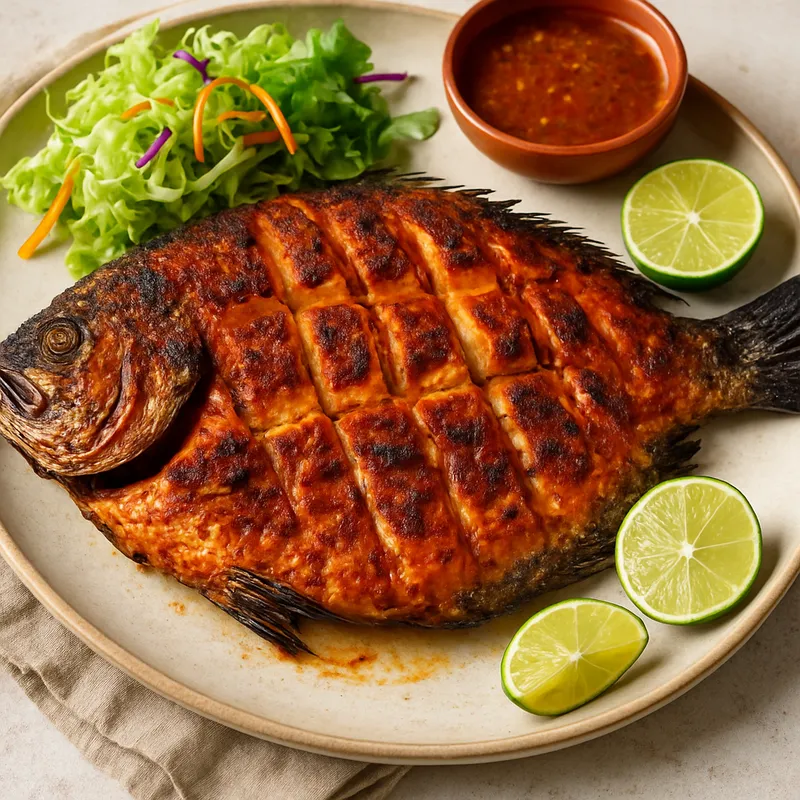 Pescado a la Talla (Gegrillter eingeschnittener Fisch)