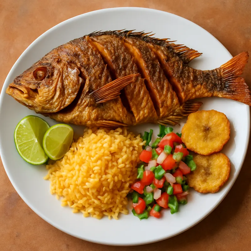 Pescado Frito (Ganzer gebratener Fisch)