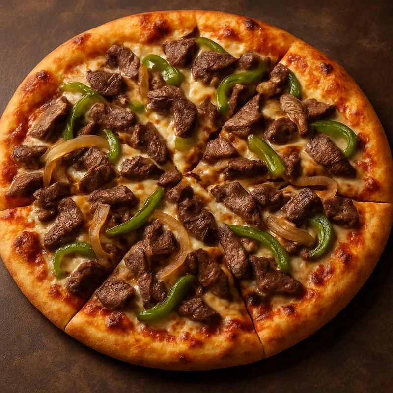 Philly Cheesesteak Pizza