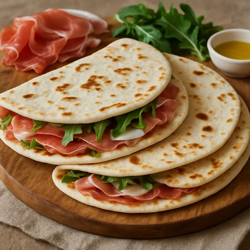 Piadina Romagnola (Italienisches Fladenbrot)