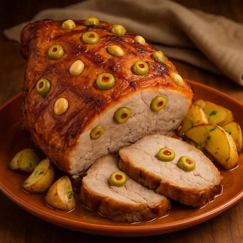 Pierna Mechada (Gespickter Schweineschenkel)