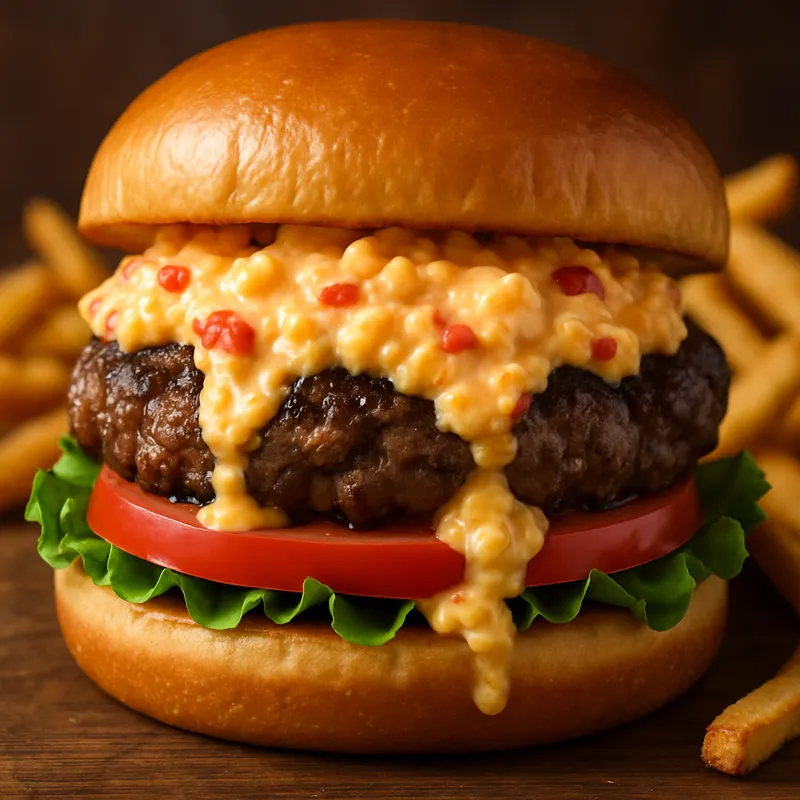 Pimento-Käse-Burger