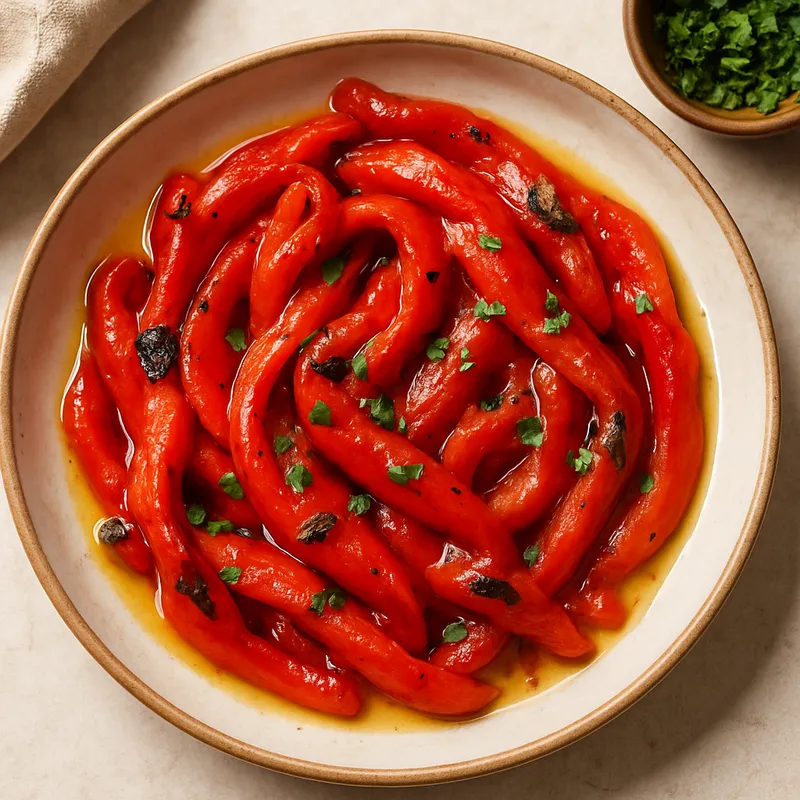 Pimientos Asados (Geröstete rote Paprika)