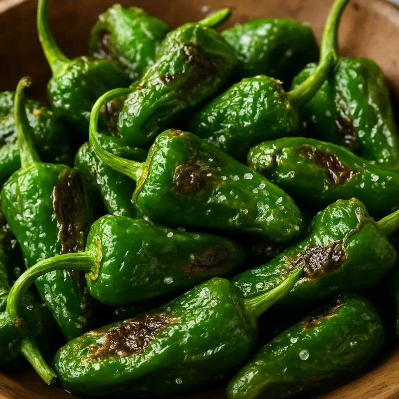Pimientos de Padrón (Padrón-Paprika aus Galicien)
