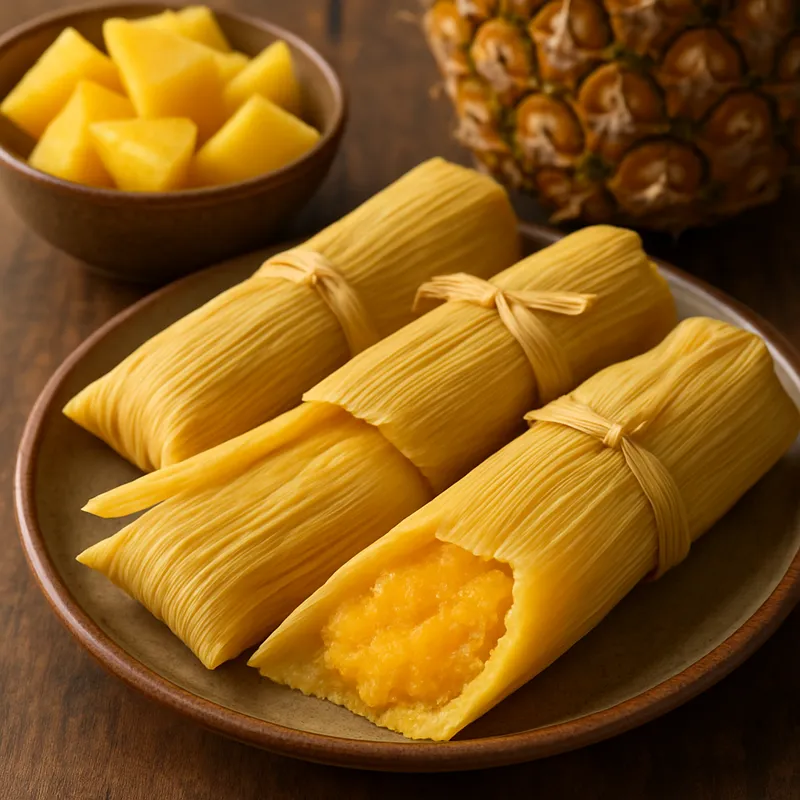 Ananas-Tamales