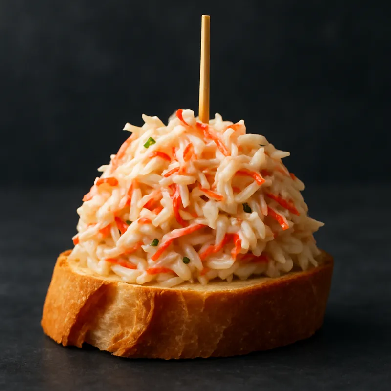 Pintxo De Txaka (Krebsfleischstäbchen-Pintxo)