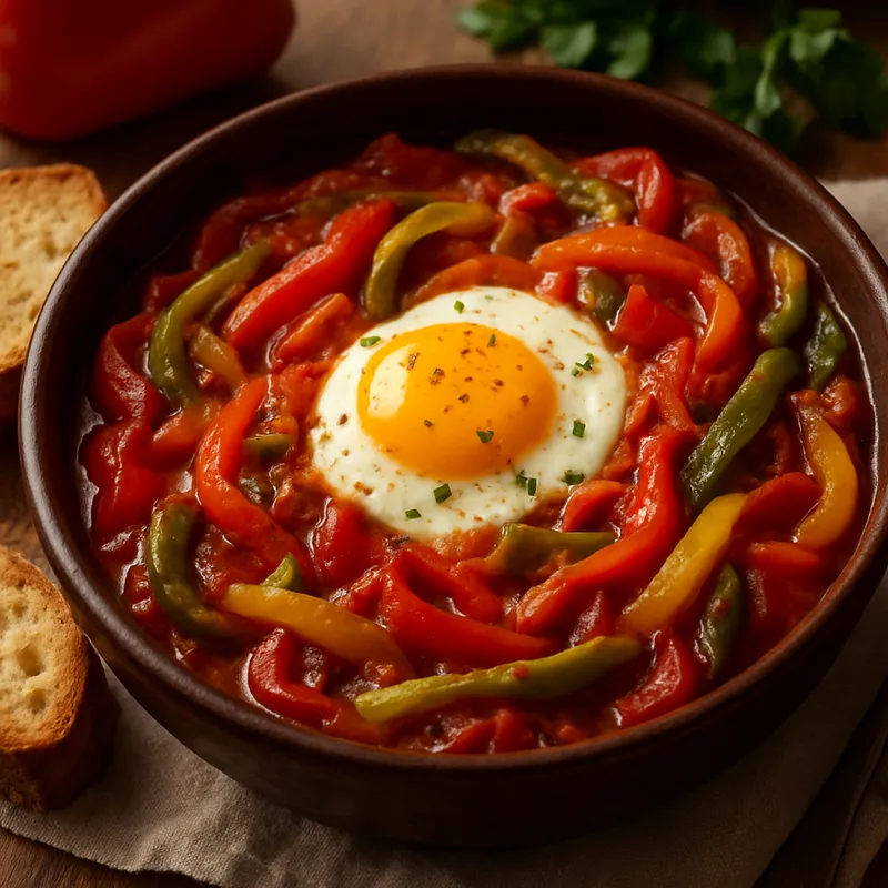 Piperade (Baskisches Paprikagericht)