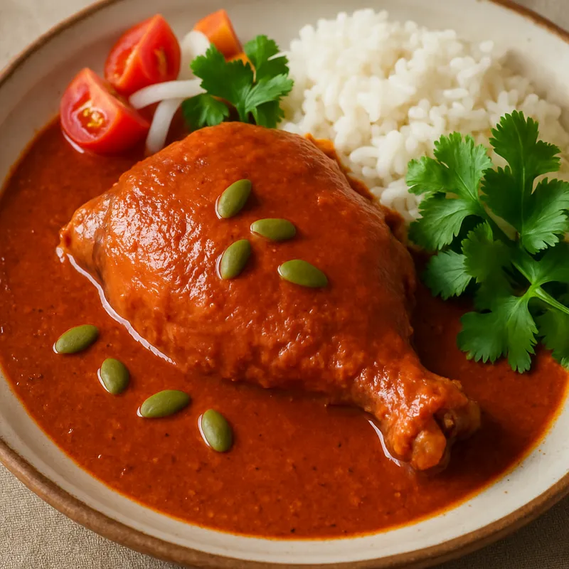 Pipian Rojo (Rote Kürbiskern-Sauce)