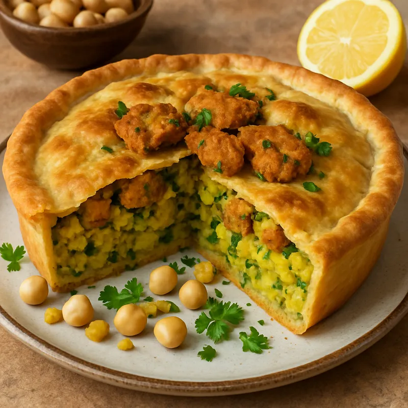 Pitaroudia-Pie (Kichererbsen-Fritter-Pie)