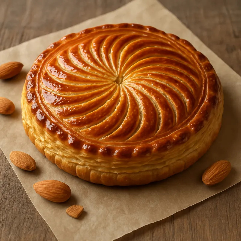Pithiviers (Blätterteig-Mandelkuchen)