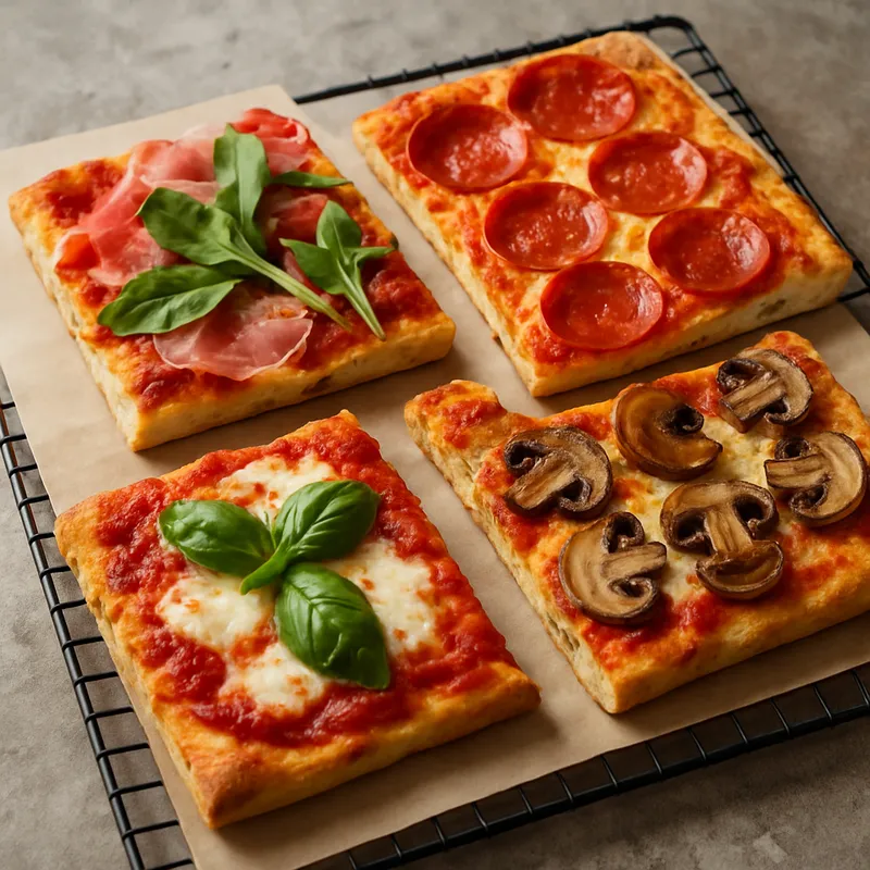 Pizza Al Taglio (Römische Pizza am Stück)