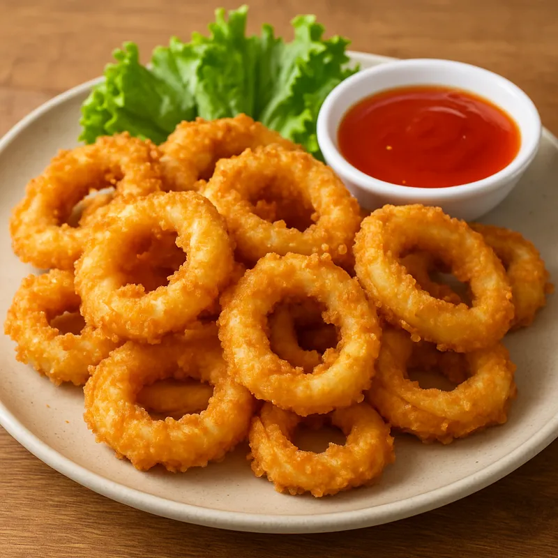 Pla Muek Tod (Frittierter Tintenfisch)