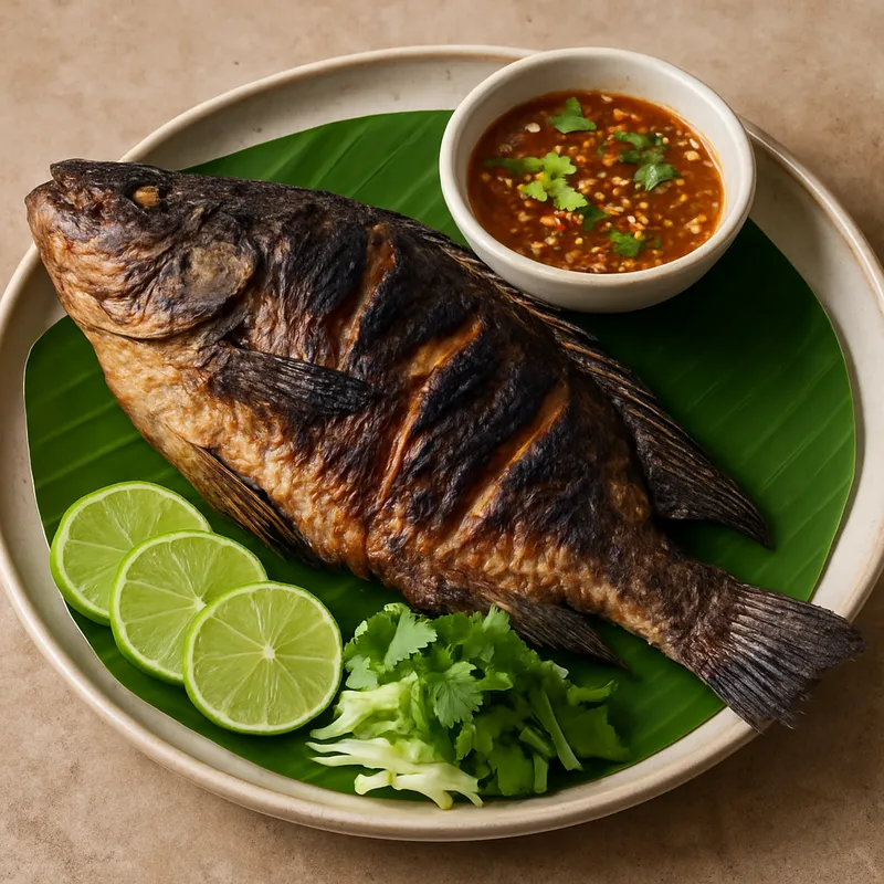 Pla Yang Pla Nin – Klassisch Gegrillter Tilapia