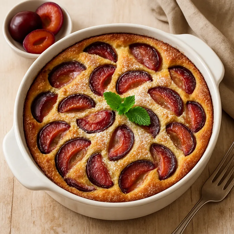 Pflaumen-Clafoutis