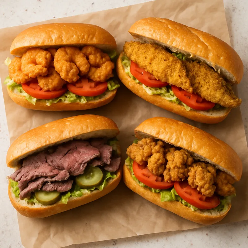 Po Boy Sandwich Assortiert
