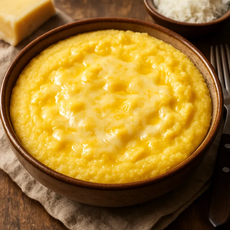 Polenta Concia (Käsepolenta)