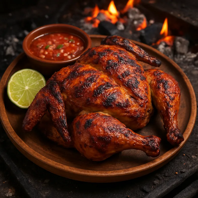 Pollo a Las Brasas (Glut-Hähnchen)