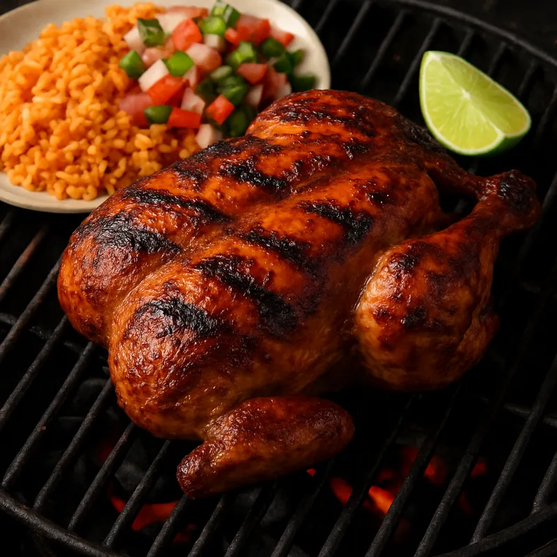 Pollo al Carbon (Holzkohle-Hähnchen)