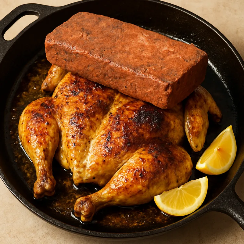 Pollo Al Mattone (Hähnchen unter dem Stein)